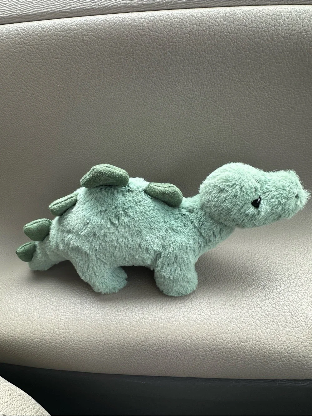 Jellycat Mini Fossilly Stegosaurus Green dinosaur RETIRED SUPER Soft EUC 7”
